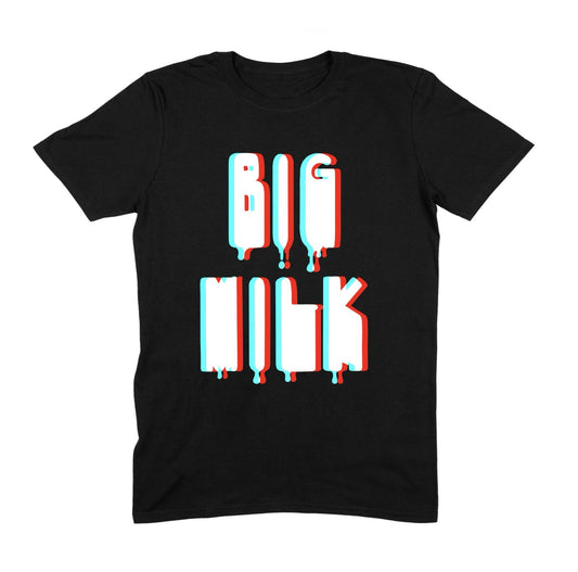 3D Drippy BIG MILK Logo Shirt